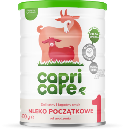 Capricare 1, mleko początkowe na mleku kozim, proszek, 400 g