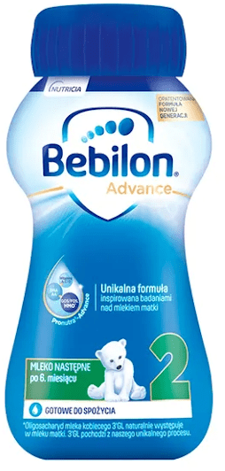 Bebilon 2 Pronutra-Advance, mleko następne po 6 miesiącu, płyn, 200 ml, 1 szt.