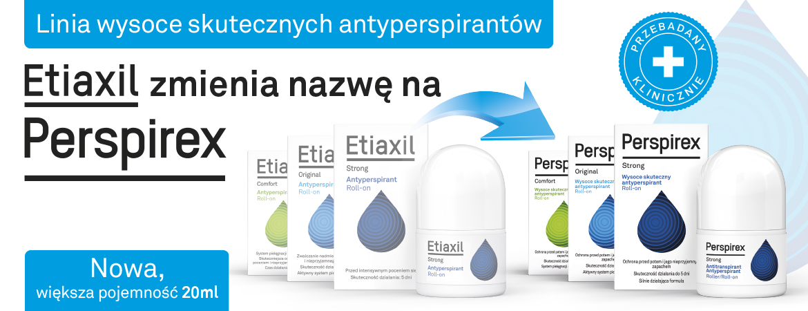 Etiaxil zmienia nazwę na Perspirex